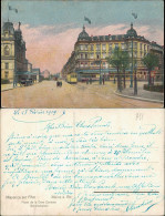 Ansichtskarte Mainz Bahnhofsplatz - Straßenbahn 1919 - Mainz