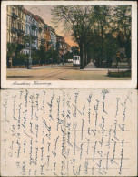 Ansichtskarte Mannheim Straßenbahn Tram Am Kaiserring 1920 - Mannheim