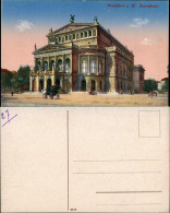 Frankfurt Am Main Opernhaus Kutsche Am Opernplatz Oper Opera House 1920 - Frankfurt A. Main