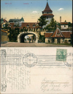 Ansichtskarte Ulm A. D. Donau Straßenpartie Zundeltor 1915 - Ulm