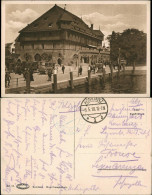 Ansichtskarte Konstanz Konzilgebäude Autos Uhr 1918 - Konstanz