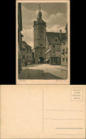 Ansichtskarte Ansbach Straßenpartie Herrieder Tor Geschäfte 1927 - Ansbach
