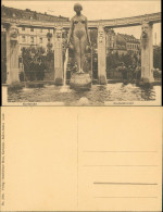 Ansichtskarte Karlsruhe Häuserzeile Stephansbrunnen 1914 - Karlsruhe