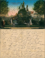 Ansichtskarte Ludwigshafen Jubiläumsbrunnen 1919 - Ludwigshafen