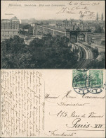 Ansichtskarte Mannheim Blick Nach Ludwigshafen Walzmühle 1908 - Mannheim