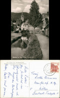 Ansichtskarte Mitteltal-Baiersbronn Partie Am Fluß - Straße 1967 - Baiersbronn