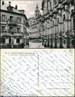 Ansichtskarte Baden-Baden Straßenpartie 1953 - Baden-Baden