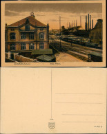 Ansichtskarte Duisburg Ruhrort Hütte Phönix - Bahnhof 1922 - Duisburg