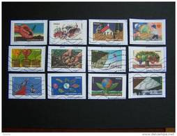 OBLITERE ANNEE 2011 N° 526/537 SERIE COMPLETE LE TIMBRE FETE LA TERRE  12 VALEURS AUTOCOLLANT ADHESIF - Used Stamps