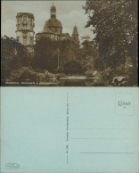 Ansichtskarte Mannheim Jesuitenkirche Sternwarte Fotokarte 1928 - Mannheim