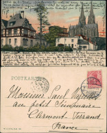Ansichtskarte Köln Frankgasse, Fachwerkhaus 1903 - Koeln