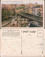 New York City Elevated Railway At 110th Street, Hochbahn Eisenbahn 1920 - Autres & Non Classés