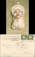 Ansichtskarte  Baby Kleinkind Mit Nuckel "SIESTA" 1900 Prägekarte - Abbildungen