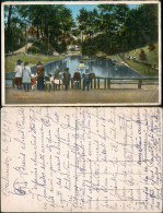 Ansichtskarte Südviertel-Essen (Ruhr) Idyll Im Stadtgarten Kinder 1918 - Essen