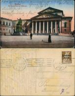 Ansichtskarte München Max Joseph-Platz Mit Hoftheater 1921 - Muenchen