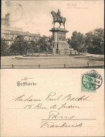 Ansichtskarte Elberfeld-Wuppertal Kaiser Wilhelm Denkmal, Hotel Weidenhof 1904 - Wuppertal