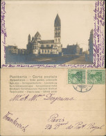 Ansichtskarte Düsseldorf Fotokarte Straßenpartie An Der Rochuskirche 1908 - Düsseldorf