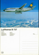 Ansichtskarte  City Jet Lufthansa B 737 Flugwesen - Flugzeuge 1988 - 1946-....: Modern Era