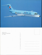 Ansichtskarte  Fokker F28 MK4000 Korean Air Flugwesen - Flugzeuge 1985 - 1946-....: Ere Moderne
