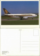 Ansichtskarte  SINGAPORE AIRLINES Airbus A310-300 Flugwesen - Flugzeuge 1992 - 1946-....: Ere Moderne