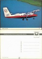 Ansichtskarte  Loganair Twin Otter Flugwesen - Flugzeuge 1985 - 1946-....: Modern Era