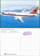 Ansichtskarte  Hapag-Lloyd Boeing 737-200 Flugzeug Airplane Avion 1990 - 1946-....: Ere Moderne