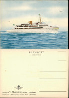 .Dänemark - TÅGFÄRJAN Schiff MS MALMÖHUS Malmö - Köpenhamn 1960 - Danimarca