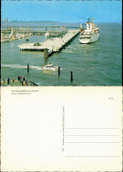 Ansichtskarte Cuxhaven Schiff Dampfer Verläßt Neue Seebäderbrücke 1970 - Cuxhaven
