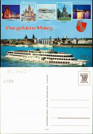 Ansichtskarte Mainz Mehrbild-AK Mit Rhein Schiff MS RHEIN 1977 - Mainz