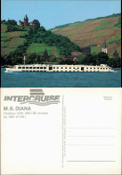 Ansichtskarte  Fahrgastschiff Rhein Binnenschiff MS DIANA - Intercruise 1975 - Veerboten