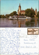 Ansichtskarte Schwerin Fahrgastschiff Schiff BOIZENBURG Vor Schloss 1987 - Schwerin