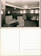Ansichtskarte  MS TAURUS TABOR Schiffsfoto Innen Special Suite Lounge 1950 - Steamers