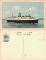Boston & Yarmouth Ship Fahrgastschiff Schiffsfoto Ship-Photo-Card 1950 - Steamers