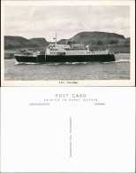 Ansichtskarte  RMS COLUMBA Schiffsfoto Ship-Photo-Card Schiff Fähre 1960 - Steamers
