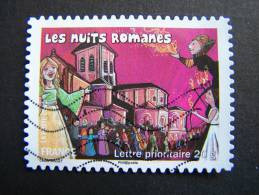 OBLITERE FRANCE ANNEE 2011 N°575 FETES ET TRADITIONS DE NOS REGIONS NUITS ROMANES EN POITOU CHARENTES - Oblitérés