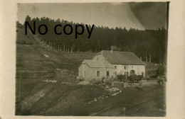 CARTE PHOTO FRANCAISE - L'HOTEL DU COL DE LOUCHPACH A FRAIZE PRES DE PLAINFAING VOSGES - GUERRE 1914 1918 - War 1914-18