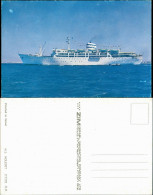 Ansichtskarte  MS MOLEDET Schiffsfoto, Schiff Ship Cruise Ship Israel 1970 - Piroscafi