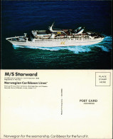 Norwegen Allgemein M/S Starward Registered Norway Schiffsfoto Ship Schiff 1970 - Norway