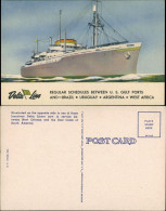 DELTA Line Schiff Ship Dampfer Steamer South America Service 1950 - Steamers