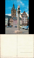 Trier Hauptmarkt Marktkreuz St. Gangolf-Kirche Div. Autos Auto Modelle 1960 - Trier