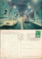 Cartoline Courmayeur Auto-Tunnel M. Blanc Tunnelröhre Mit Verkehr 1978 - Autres & Non Classés