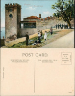 Gibraltar Moorish Castle (Burg) Entrance, Einheimische Native Scene 1910 - Gibraltar