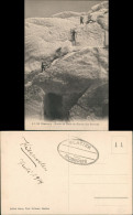 Chamonix-Mont-Blanc Groffe De Glace Au Glacier Des Bossons, Eis-Kletterer 1914 - Chamonix-Mont-Blanc
