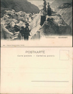 Grindelwald Gletscher Besteigung Bergsteiger Alpen Glacier Des Alpes 1900 - Autres & Non Classés