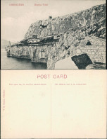 Gibraltar Europa Point Mit Signalstation, Vintage Postcard Cumbo 1905 - Gibilterra