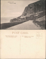 Postcard Gibraltar Governor's Cottage Strassen Partie Street View 1910 - Gibilterra