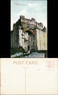 Gibraltar The Moorish Castle Burg Ansicht, Vintage Postcard 1910 - Gibilterra