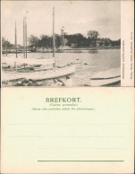 Postcard Stockholm KASTELLHOLMEN Panorama Mit Segeljacht Hafen 1900 - Suède