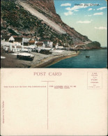 Gibraltar Catalan Bay Wohnhäuser Mit Aufgehängter Wäsche Vintage Postcard 1905 - Gibraltar