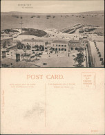 Gibraltar The Casemates Square Panorama Mit Schiffen Auf Dem Meer 1910 - Gibraltar